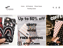 Tablet Screenshot of gotocases.com